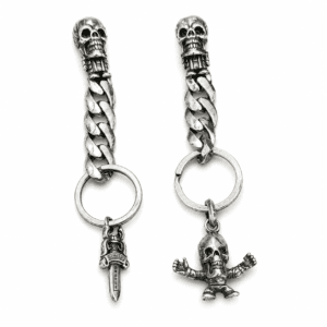 vintage skull chain