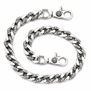 cuban vintage wallet chain