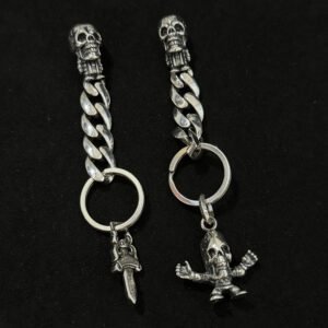 vintage skull chain