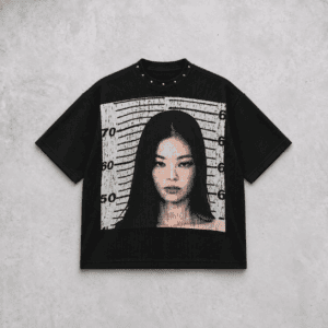mugshot waffle tee
