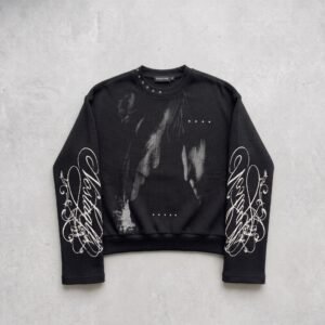 waffle cursive long sleeve