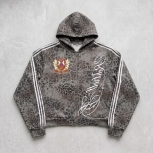 cheetah tan hoodie