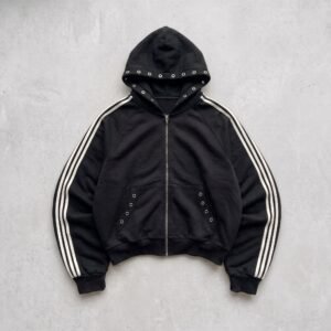 striped hoodie